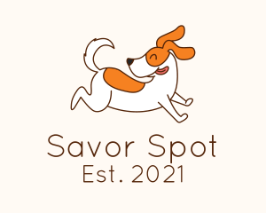 Cute Jolly Dog logo design