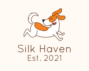 Cute Jolly Dog logo design