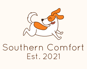 Cute Jolly Dog logo design