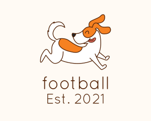 Cute Jolly Dog logo design