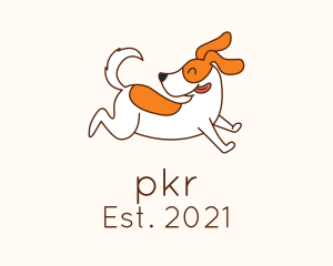 Cute Jolly Dog logo design