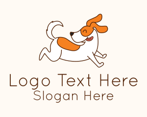 Cute Jolly Dog Logo