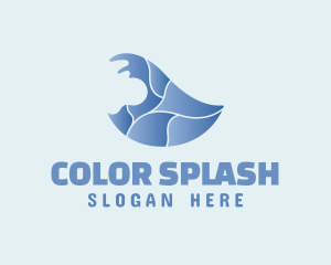 Ocean Wave Surfing logo design