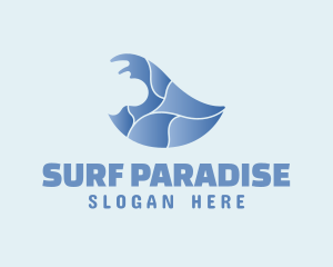 Surf - Ocean Wave Surfing logo design