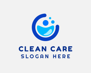 Hygienic - Blue Hygiene Letter C logo design