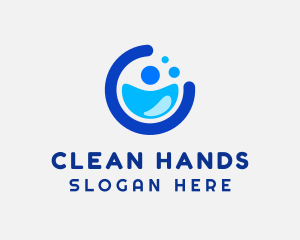 Hygiene - Blue Hygiene Letter C logo design