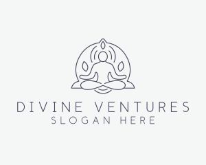 Wellness Yoga Meditation Logo