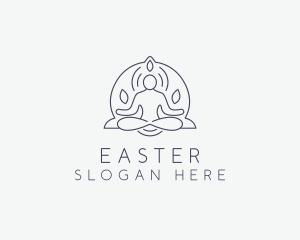 Wellness Yoga Meditation Logo