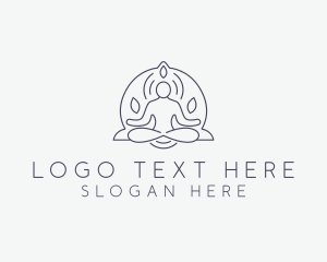 Wellness Yoga Meditation Logo