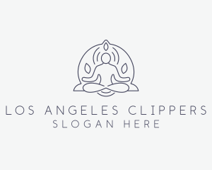 Wellness Yoga Meditation Logo