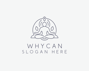 Wellness Yoga Meditation Logo