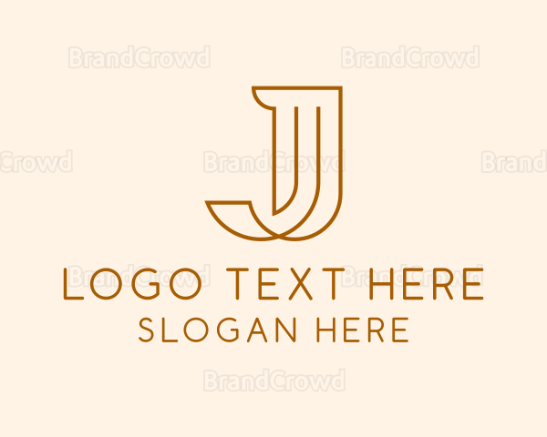 Elegant Corporate Firm Letter J Logo