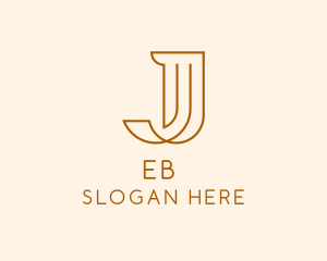Elegant Corporate Firm Letter J  Logo