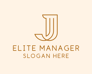 Lawyer - Elegant Corporate Firm Letter J logo design