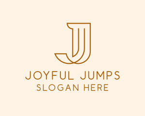 Elegant Corporate Firm Letter J  logo design