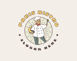 Cartoon Chef Cook logo design