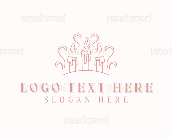 Candle Wax Decoration Logo