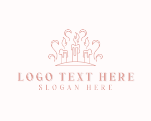 Decoration - Candle Wax Decoration logo design