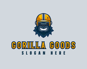 Gorilla Football League logo design