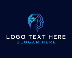 Science - Brain Mental Technology logo design