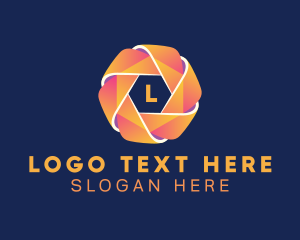Corporation - Hexagon Photography Software logo design
