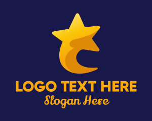 Celestial - Modern Shooting Star logo design