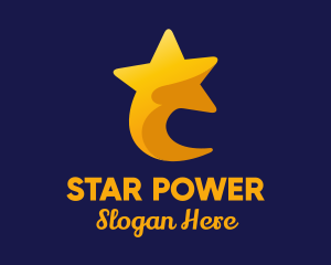 Celebrity - Modern Shooting Star logo design