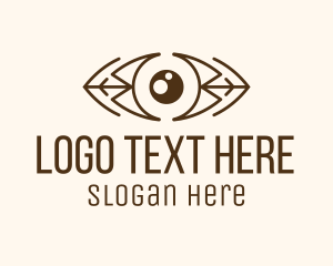 Ophthalmology - Brown Native Eye logo design