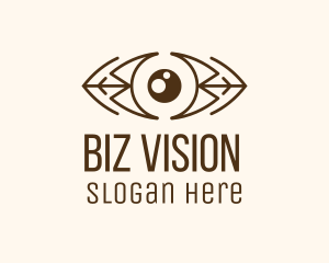 Brown Native Eye logo design