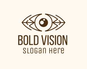 Brown Native Eye logo design