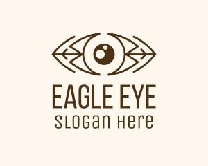 Brown Native Eye logo design