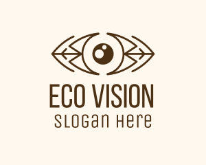 Brown Native Eye logo design