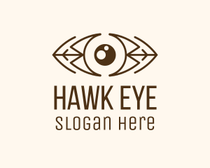 Brown Native Eye logo design