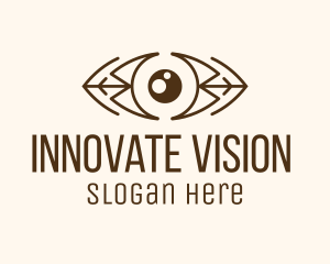 Brown Native Eye logo design