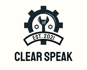 Mechanic Gear Badge logo design