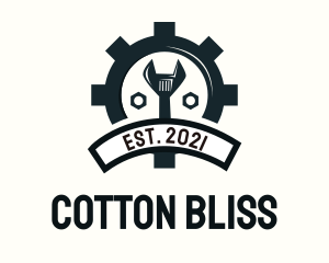 Mechanic Gear Badge logo design