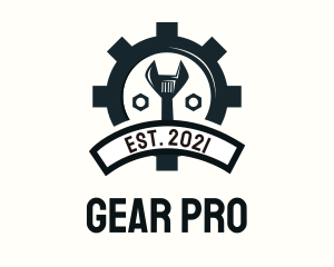 Gear - Mechanic Gear Badge logo design