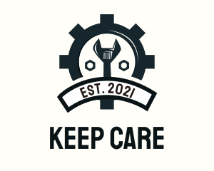 Mechanic Gear Badge logo design