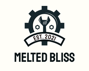 Mechanic Gear Badge logo design