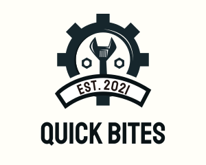 Mechanic Gear Badge logo design