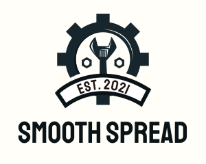 Mechanic Gear Badge logo design