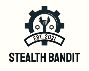 Mechanic Gear Badge logo design