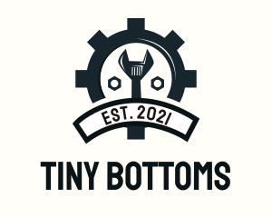 Mechanic Gear Badge logo design