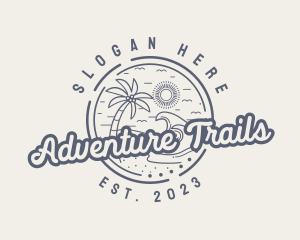 Beach Resort Vacation logo design