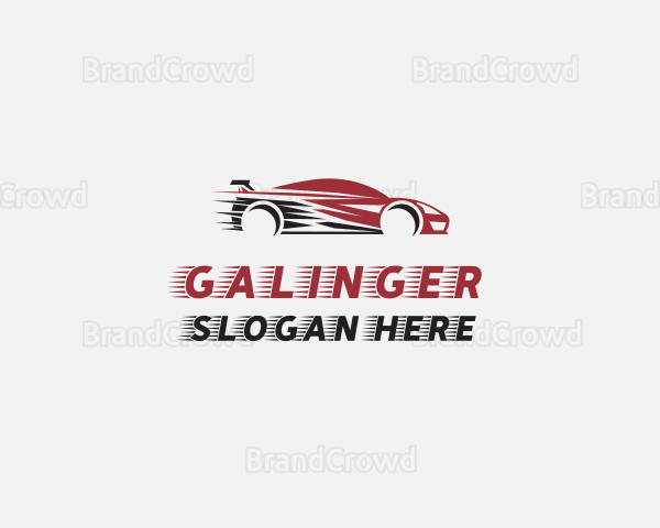 Fast Car Racing Logo