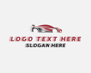 Super Car - Fast Car Racing logo design