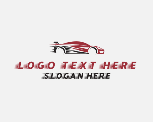 Fast Car Racing Logo