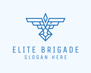 Brigade - Military Wings Crest logo design