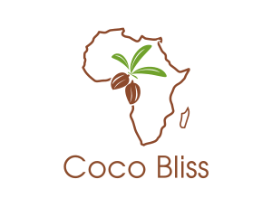 African Cocoa Agriculture  logo design