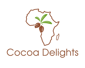 African Cocoa Agriculture  logo design